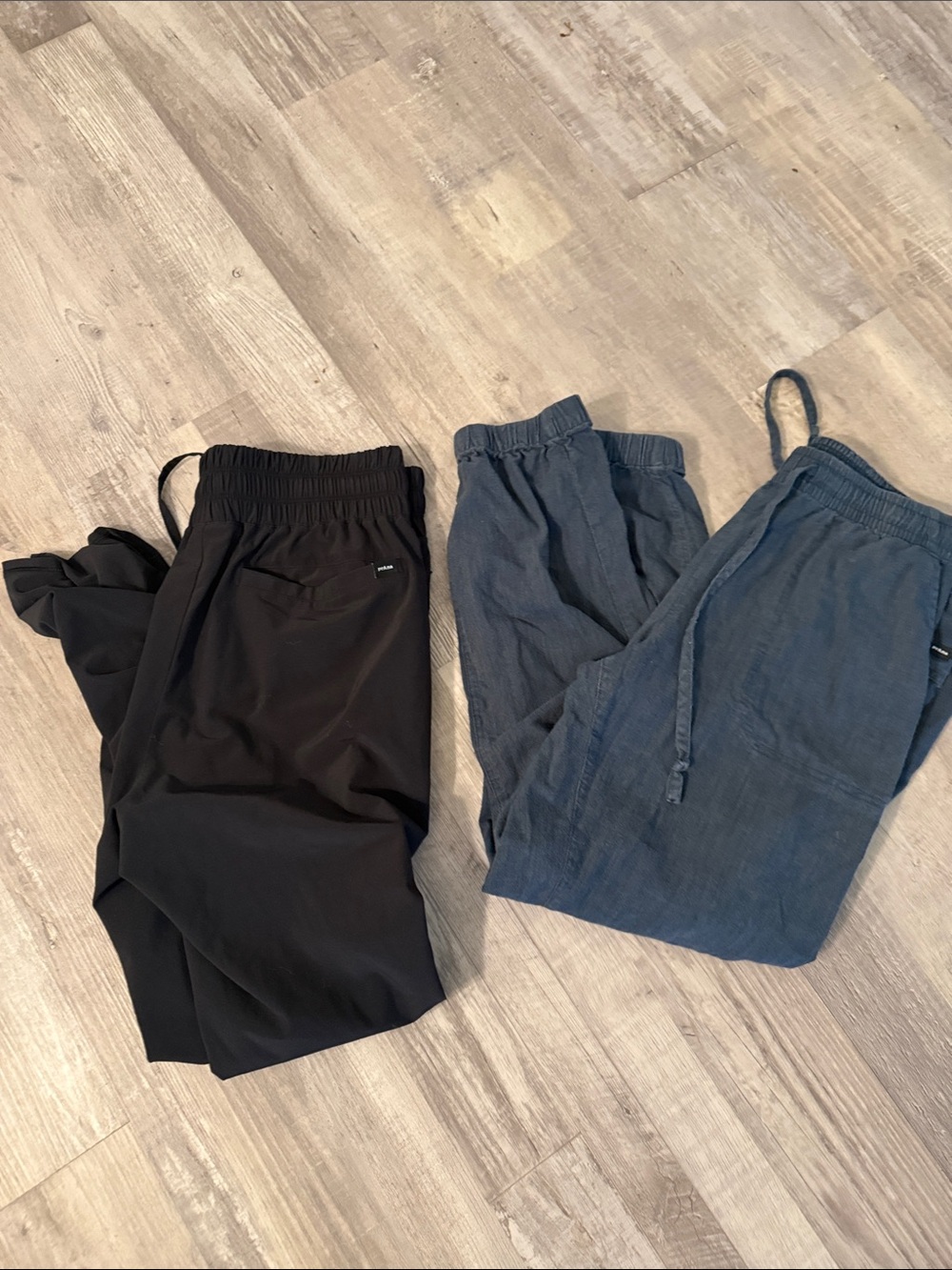 Prana Joggers in Black and Navy